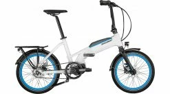 Bergamont Paul-E EQ Expert 20" E- Vélo Vélo Pliable Gr. Unique Blanc/cyan Mod. 2022
