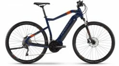 Haibike SDURO Cross 5.0 28" E-vélo Homme, Bleu/orange/titane Mod. 2020