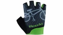 Roeckl Trapani Gants Court Enfants -Vtt Semi-Rigides Soldes HND Ro3YTRA ROECKL TRAPANI HANDSCHUHE KURZ KINDER BLACK SHADOW 00 il